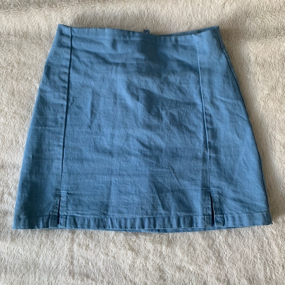 Brandy Melville blue mini skirt
